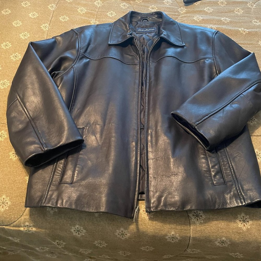 Men's John Ashford soft leather jacket